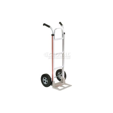 Global Equipment Magliner Aluminum Hand Truck Double Handle Semi-Pneumatic Wheels 277022